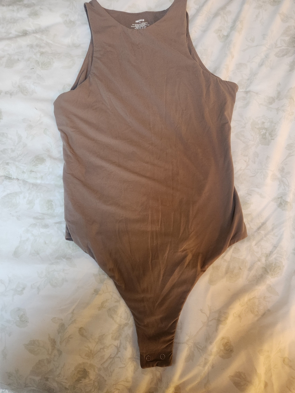 Sold Out SKIMS Fits Anyone  One-Piece Bodysuit In Umber